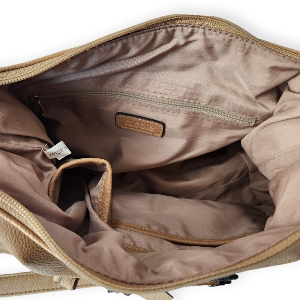 Nicole Miller Tan Shoulder Bag - Picture 8 of 11
